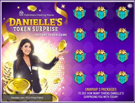 SCORE UP TO 50,000 TOKENS WITH DANIELLE’S TOKEN SURPRISE .
